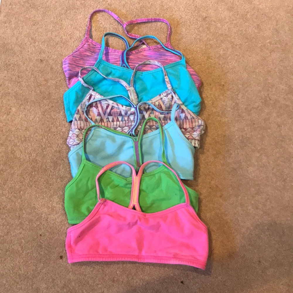 Ivivva sports bras (various colors and sizes)
